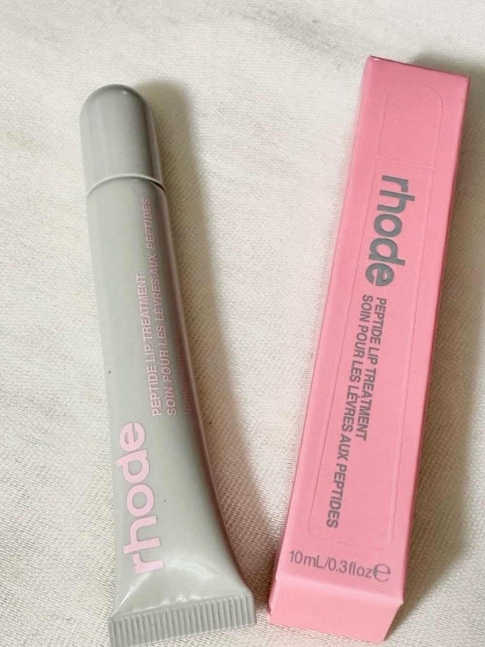 RHODE Peptide Lip Treatment in Pink & Light Gray - Picture 1 of 4